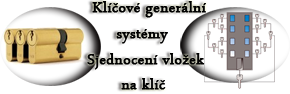 Klíčové generální systémy, sjednocení vložek na klíč