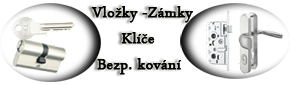 Zámky, vložky, klíče a bezpečnostní kování